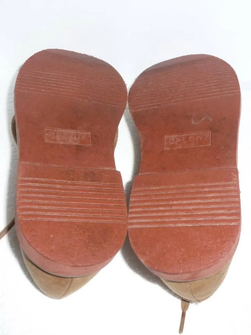 Sperry Top-Sider Brown Suede Dress Shoes - Boys Sz 3